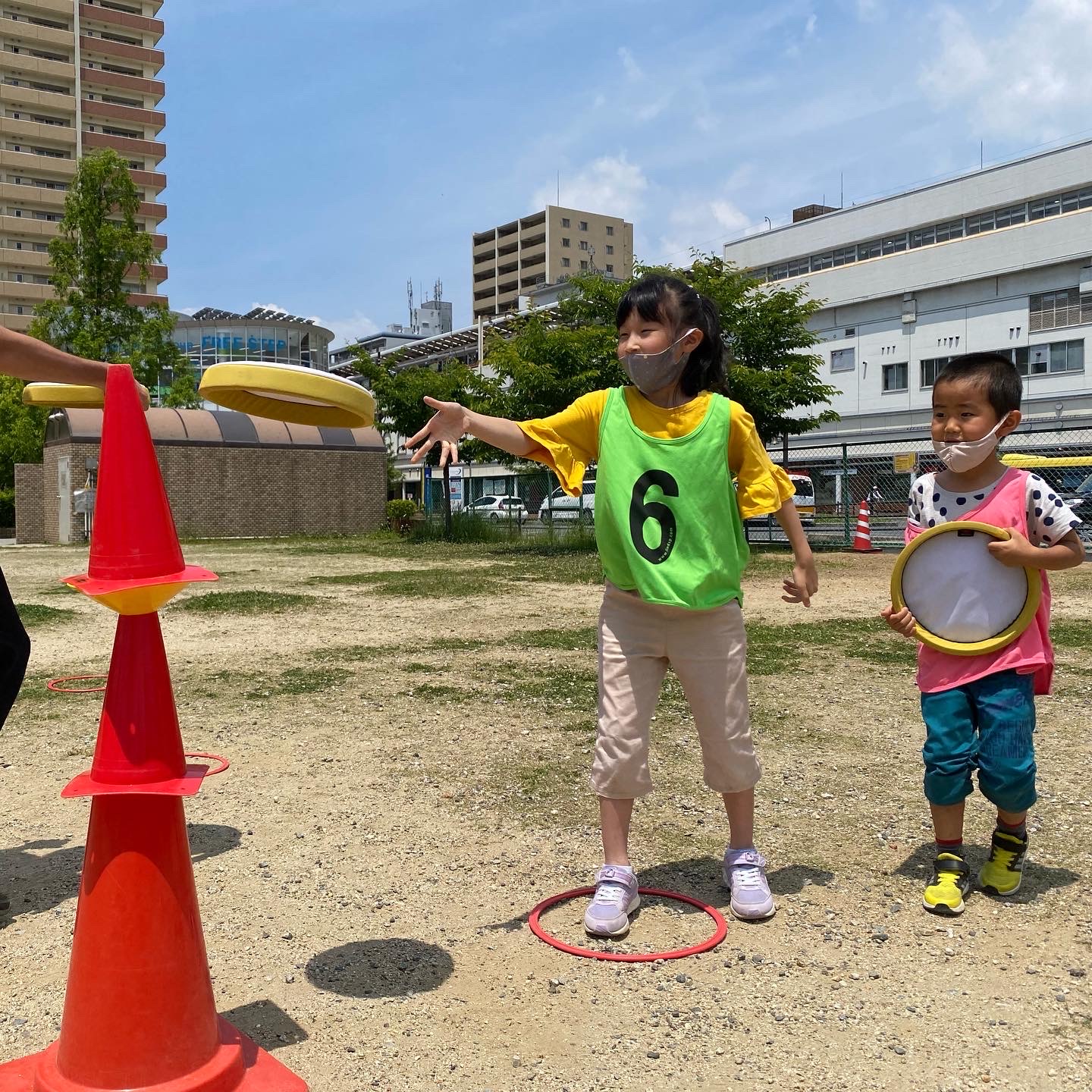 フライングディスク体験会